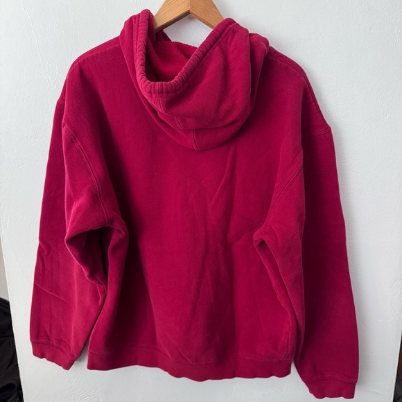 Alpine Resort Door County Wisconsin red hooded sweatshirt Size Large - Picture 5 of 5